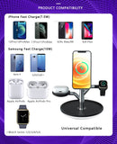 Teal Simba Tech Accessories Universal Wireless Charging Stand for Iphone Apple Watch Airpods
