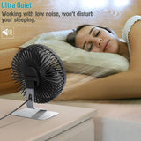 Teal Simba Tech Accessories USB Desk Fan with Upgraded Strong Airflow with Copper Color Holder