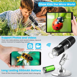 Teal Simba Tech Accessories WiFi Wireless Handheld Digital Microscope iOS & Android Compatible