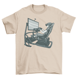 Turquoise Theseus T-shirts 2XL / NATURAL VR Racing T-shirt Design