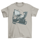 Turquoise Theseus T-shirts 2XL / SAND VR Racing T-shirt Design