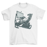 Turquoise Theseus T-shirts 2XL / WHITE VR Racing T-shirt Design