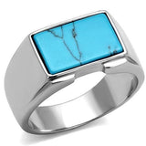 Turquoise Tiger Jewelry & Watches TK3000 - High polished (no plating) Stainless Steel Ring with
