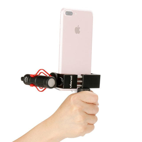 White Sooty Audio & Video Kit Aluminum Phone Video Vlogging Kit Pocket Rig