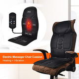Yellow Pandora Healthcare Portable Vibrating Heat Therapy Massage Cushion Mattress