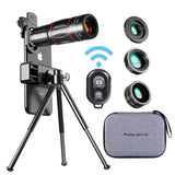 Yellow Pandora Mobile & Laptop Accessories Dragon Bluetooth Ultra HD 28X Zoom Telescope Lens Tripod Kit